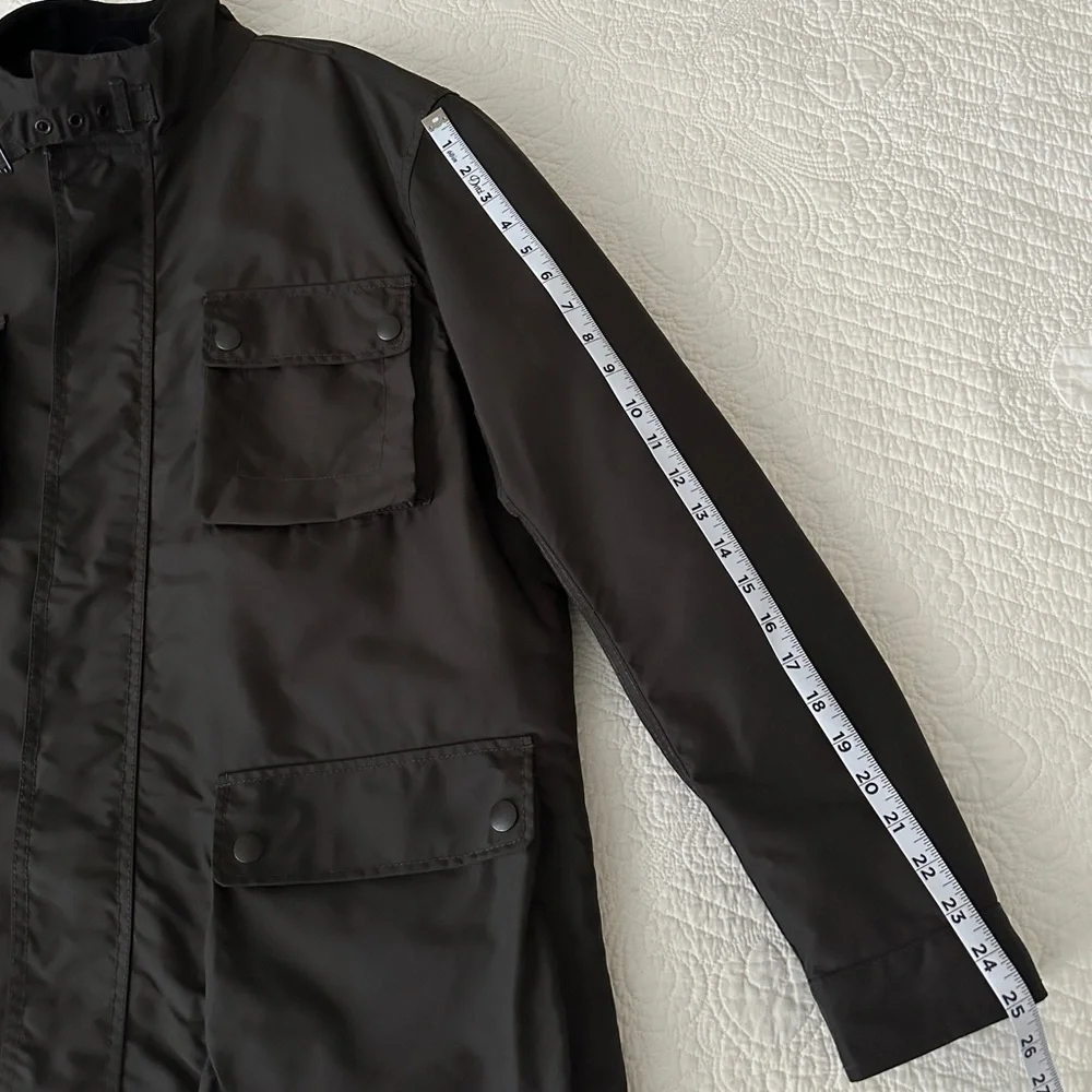 Vintage Y2K Banana Republic Men’s Military Field Jacket Coat Biker Utility Lined